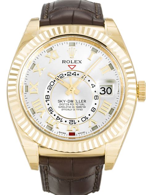 rolex sky-dweller silver dial ref 326138|Rolex Sky.